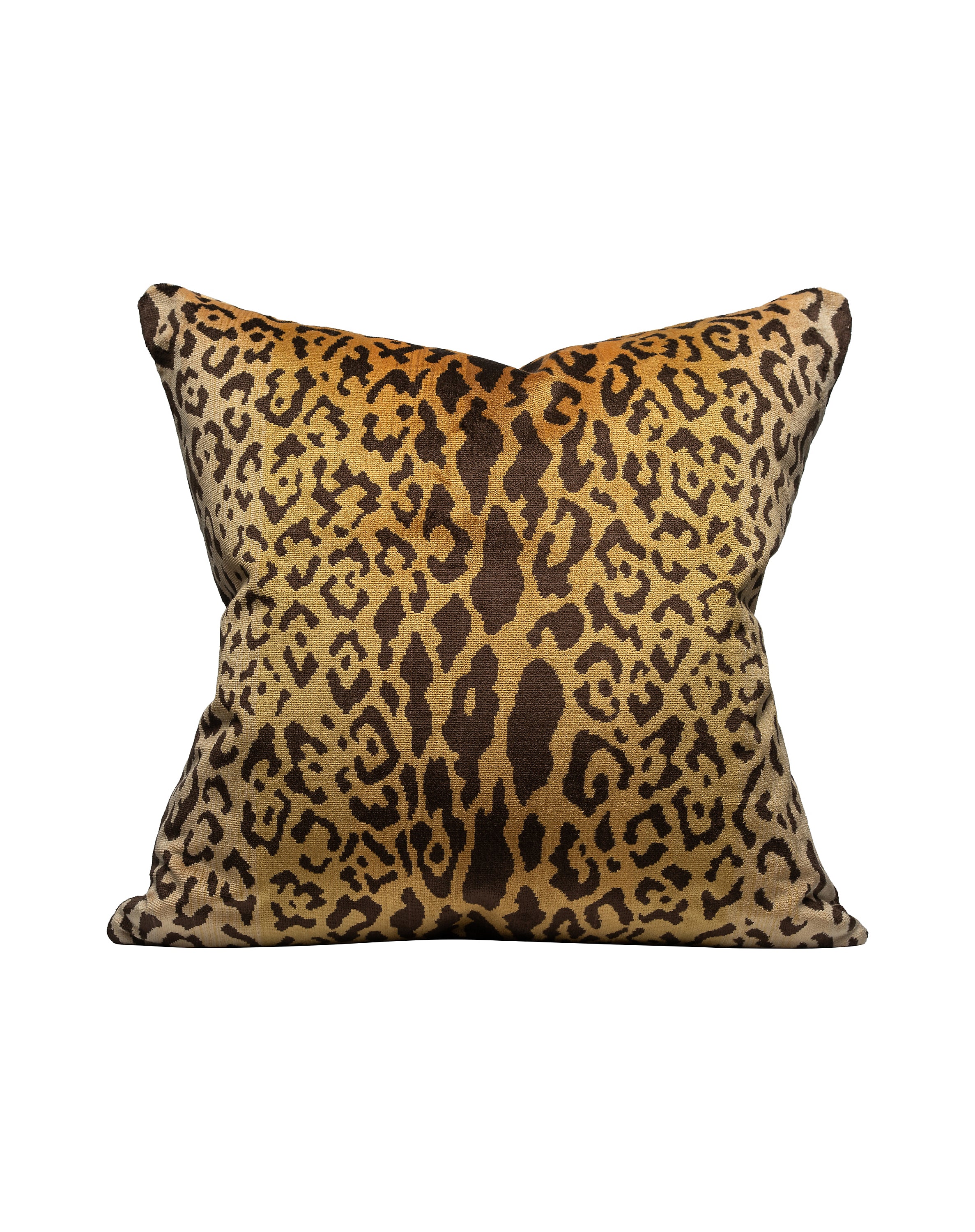 Leopard Print Silk Pillow ASHLEY STARK HOME