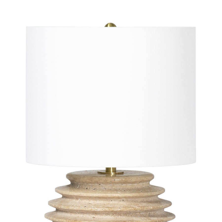 Thea Travertine Mini Lamp