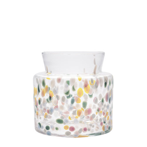 Meadow Wide Vase, White