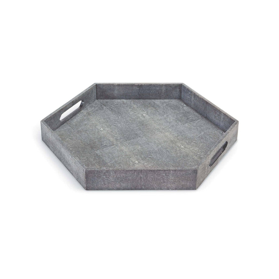 Shagreen Hex Tray