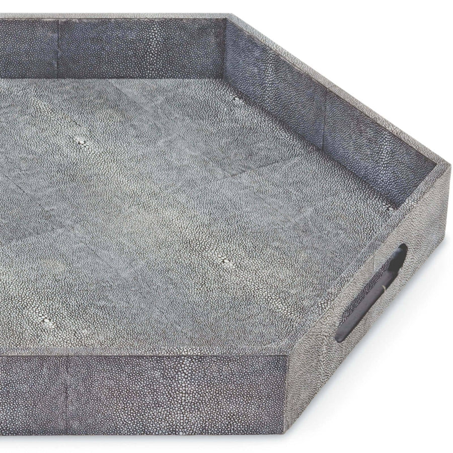 Shagreen Hex Tray