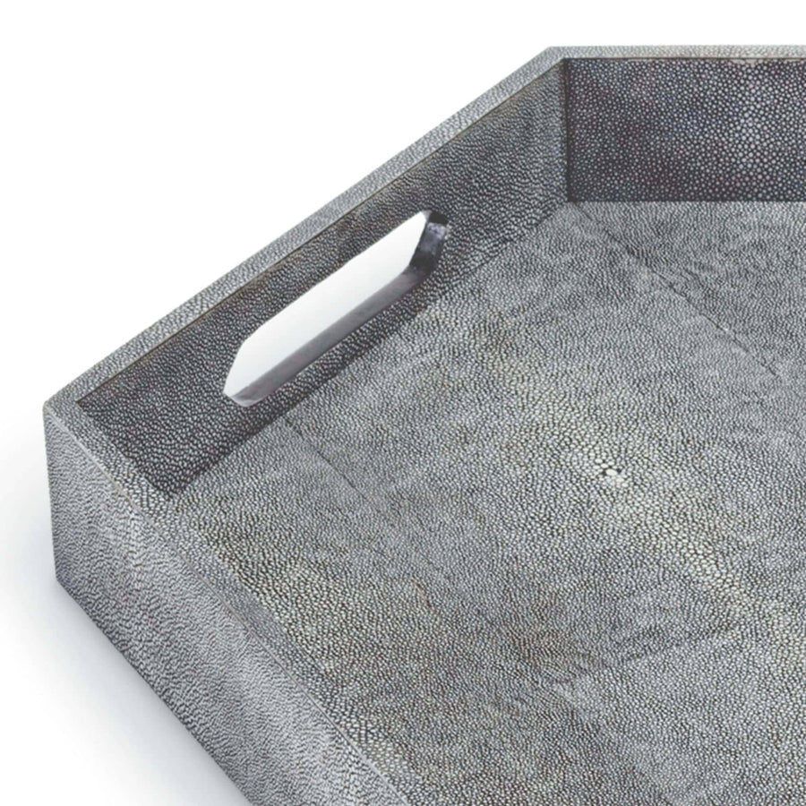 Shagreen Hex Tray