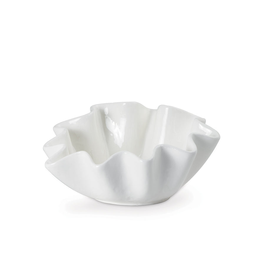 Ruffle Ceramic Medium Bowl