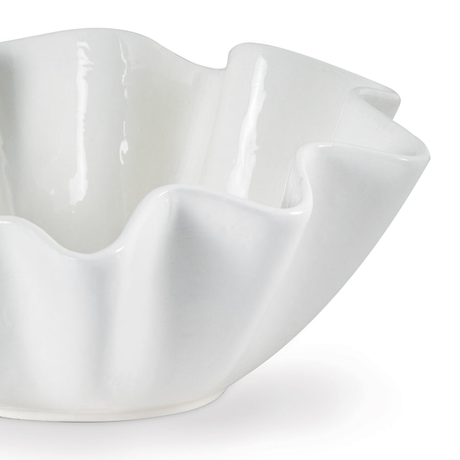 Ruffle Ceramic Medium Bowl