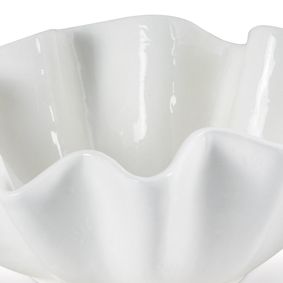 Ruffle Ceramic Medium Bowl