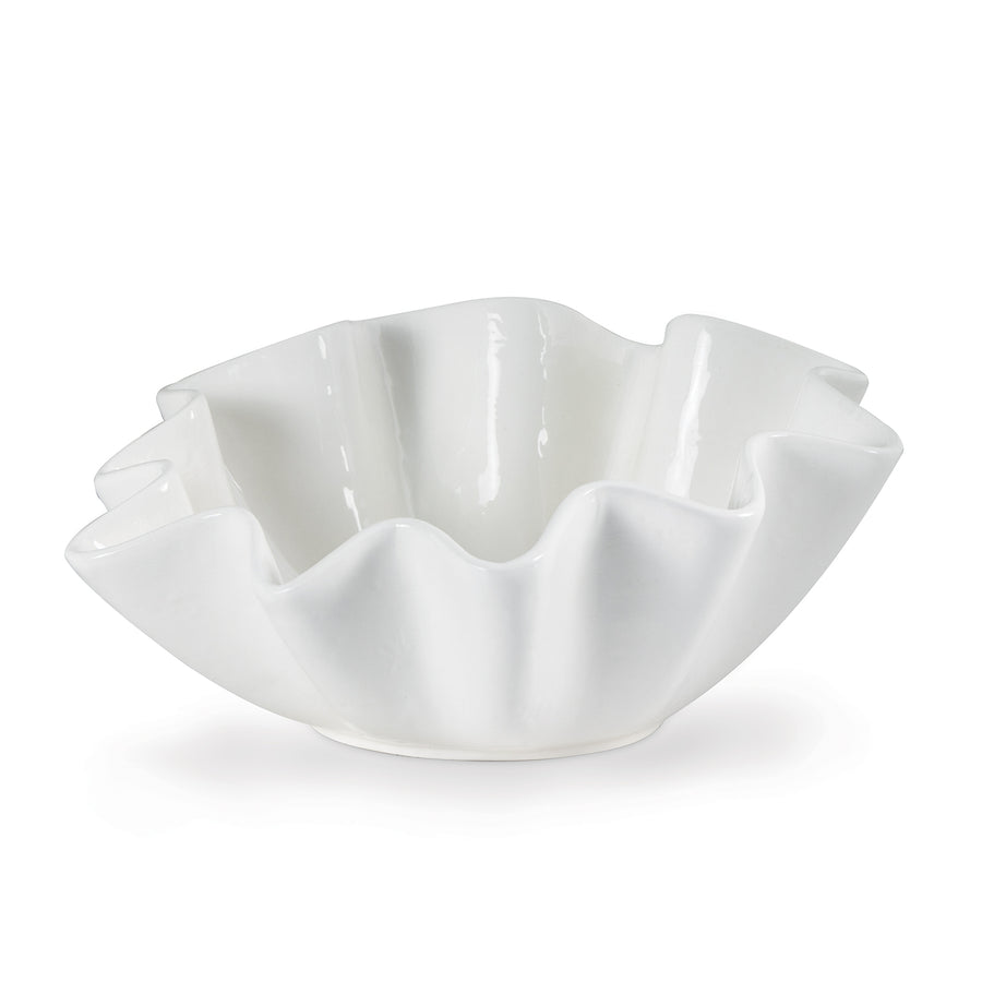 Ruffle Ceramic Large Bowl