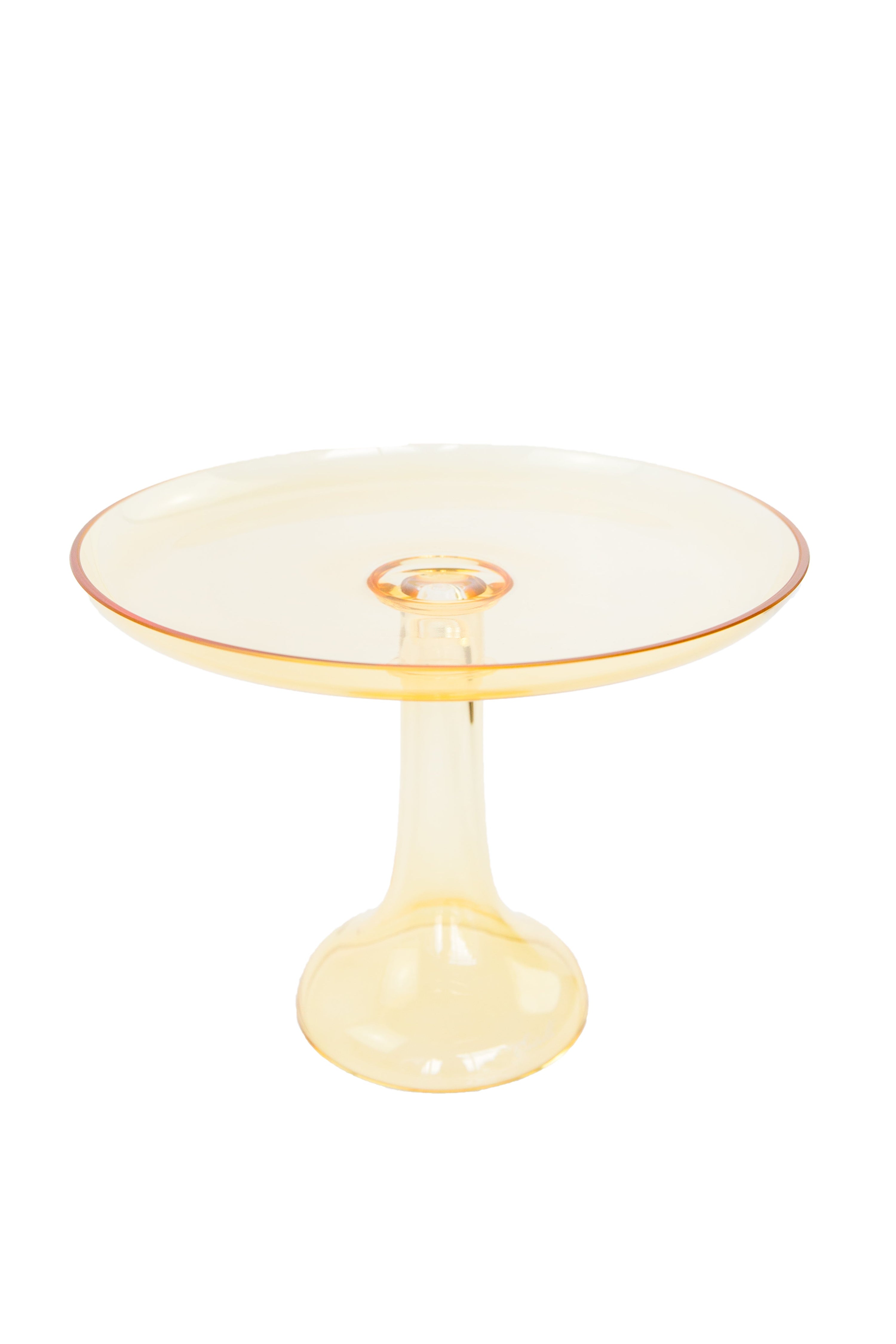 Colored Glass Cake Stand
