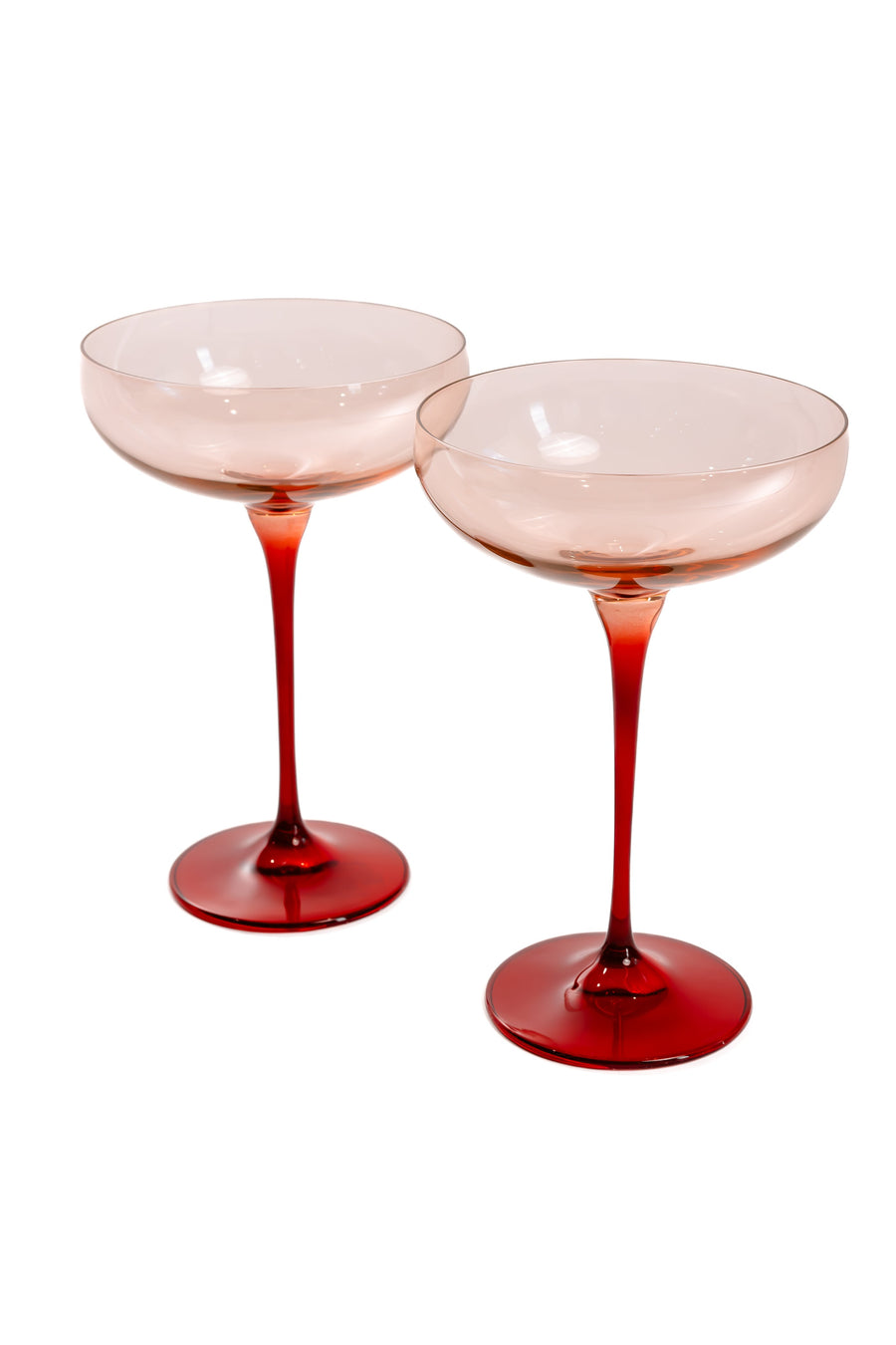 Colorblock Champagne Coupe - Set of 2