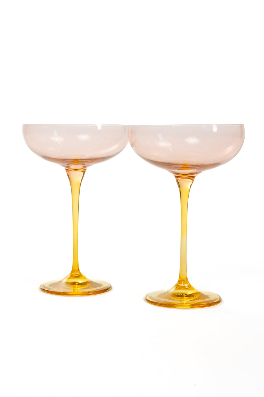 Colorblock Champagne Coupe - Set of 2