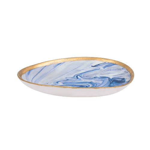 Marbleized Porcelain Ring Dish