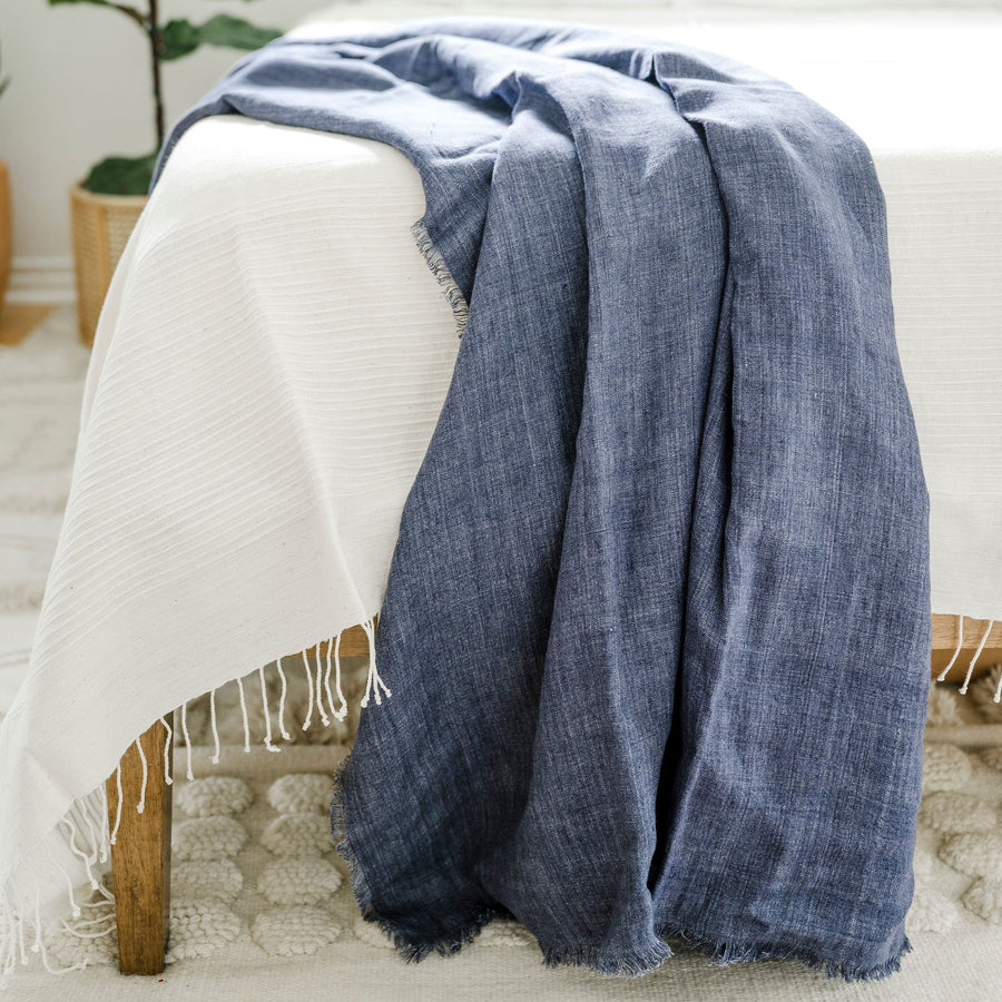 Stone Washed Linen Tablecloth