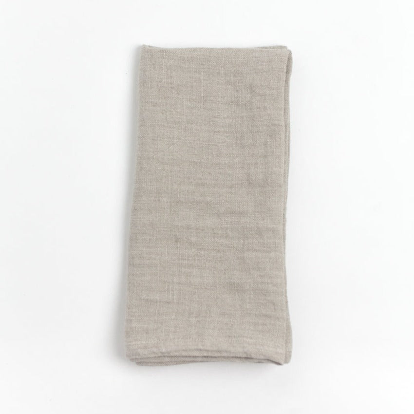 Stone Washed Linen Napkins - Set of 4