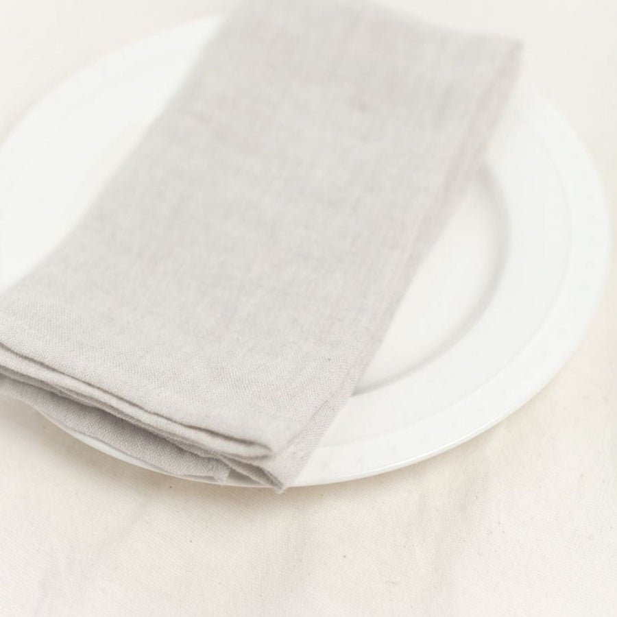 Stone Washed Linen Napkins - Set of 4