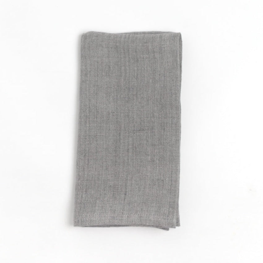 Stone Washed Linen Napkins - Set of 4