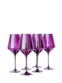 Twisty Stemless Wine Glasses (Set of 6) - Molly Singer Home