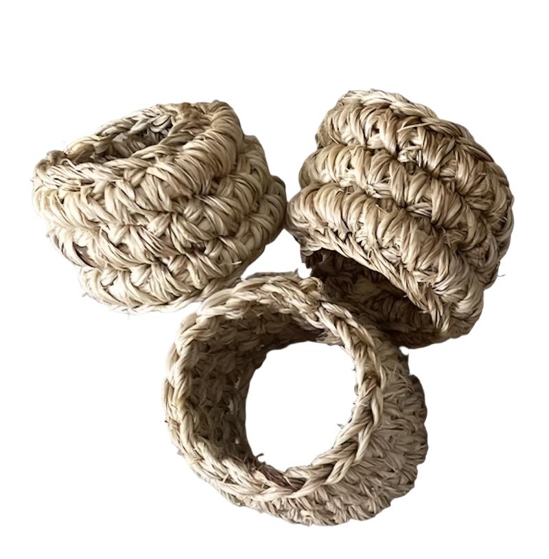 Spiral Napkin Rings - Set of 4