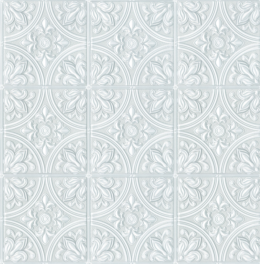 White Willa Wall Tile Peel & Stick Wallpaper