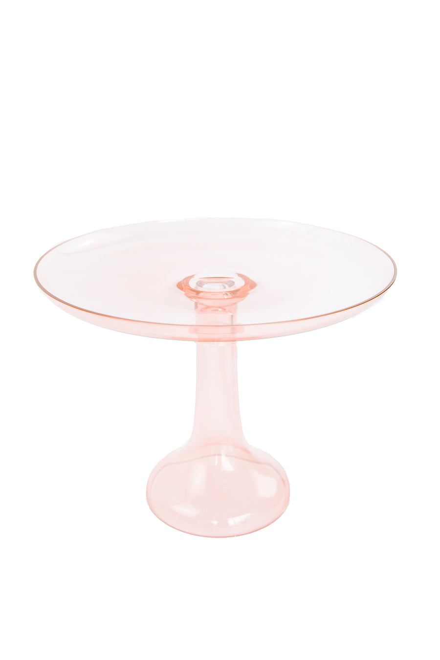 Colored Glass Cake Stand