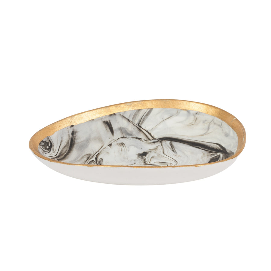 Marbleized Porcelain Ring Dish