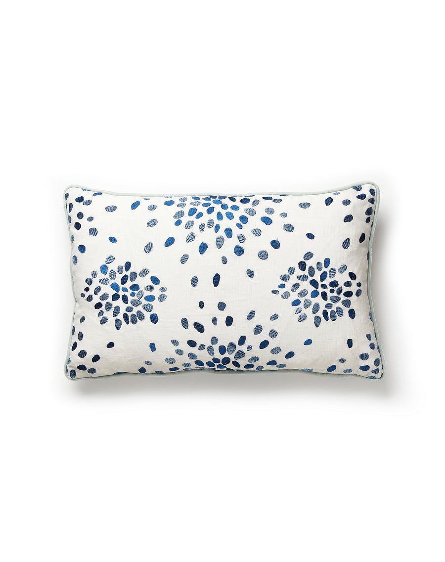 Firefly Blue Lumbar Pillow