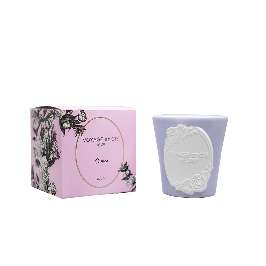 Lavender Cameo Candle