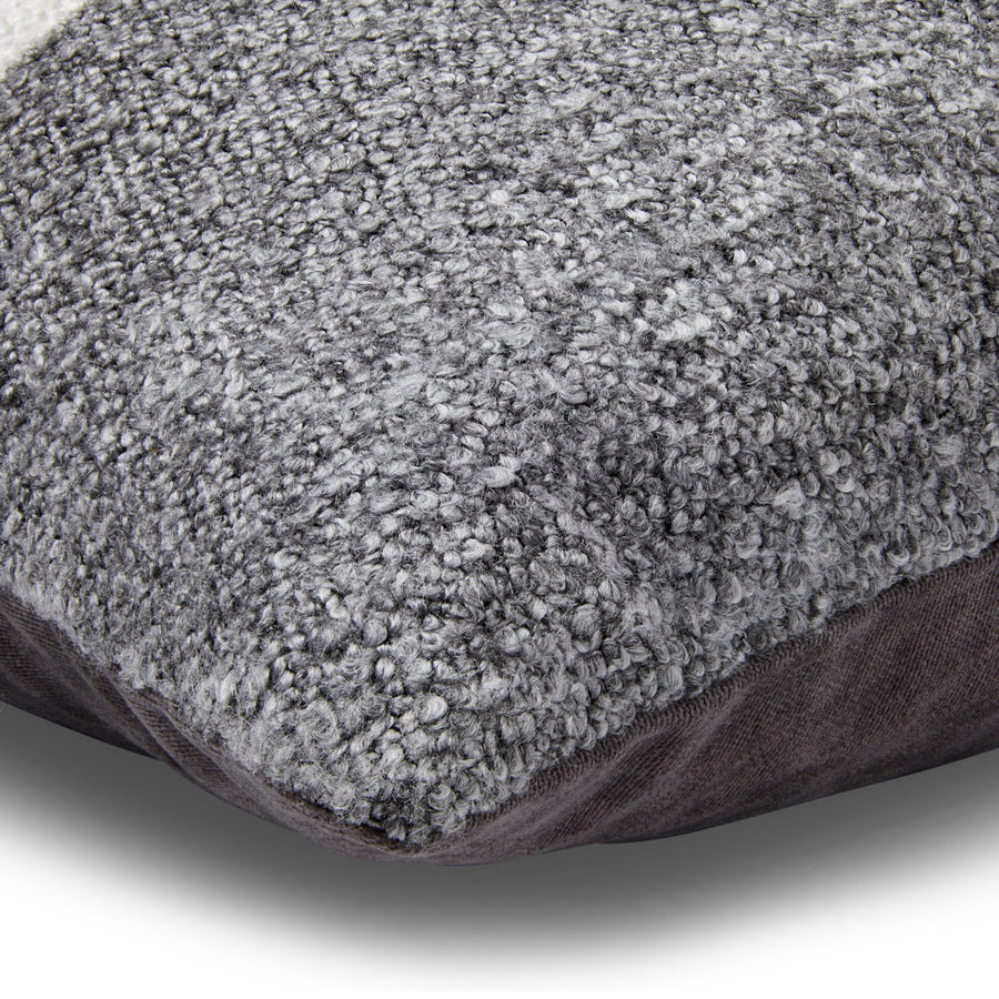Chalet Grey and Cream Pillow
