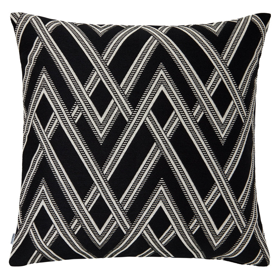 Ombre Black Modern Pillow