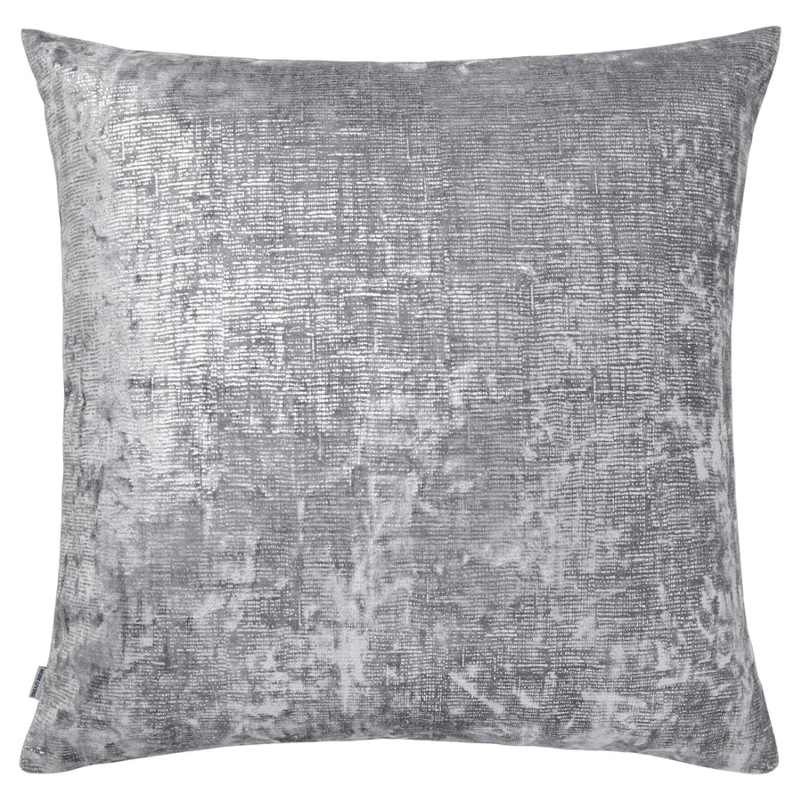 Terra Silver Velvet Pillow
