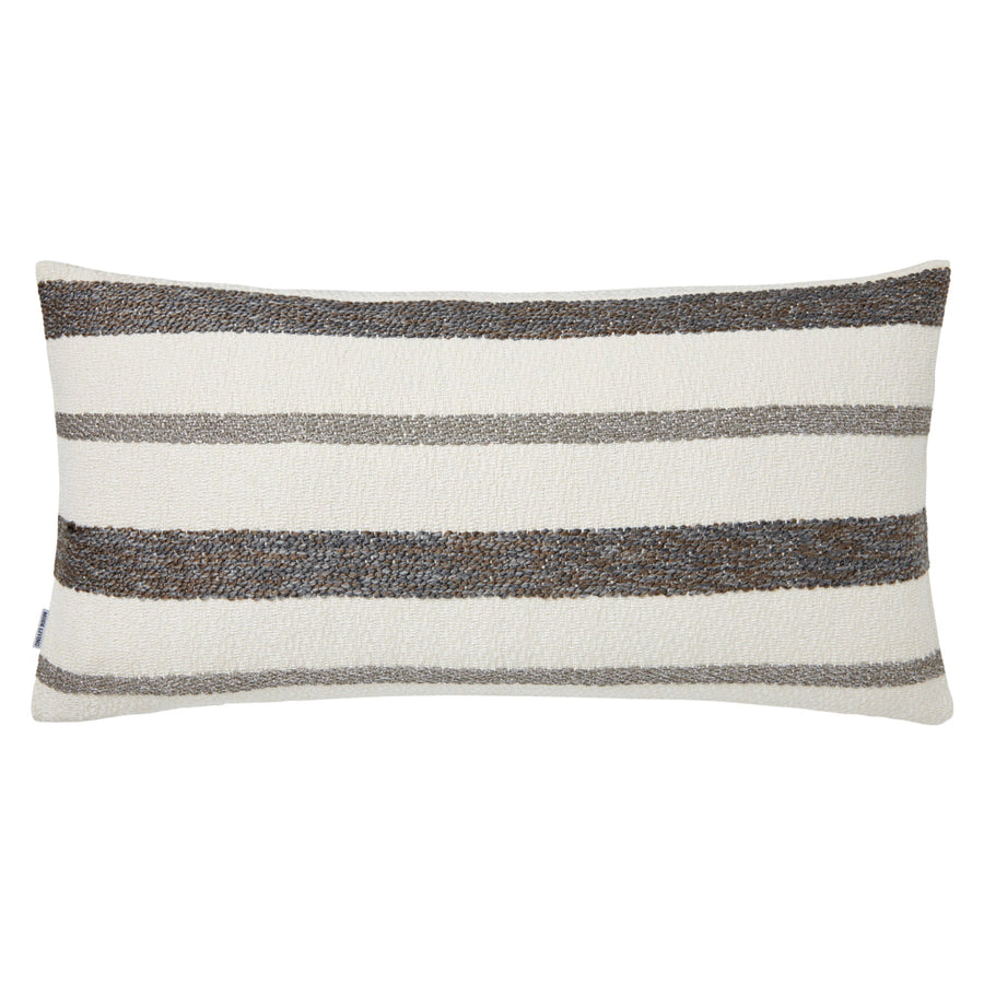 Terra Grey Stripe Pillow