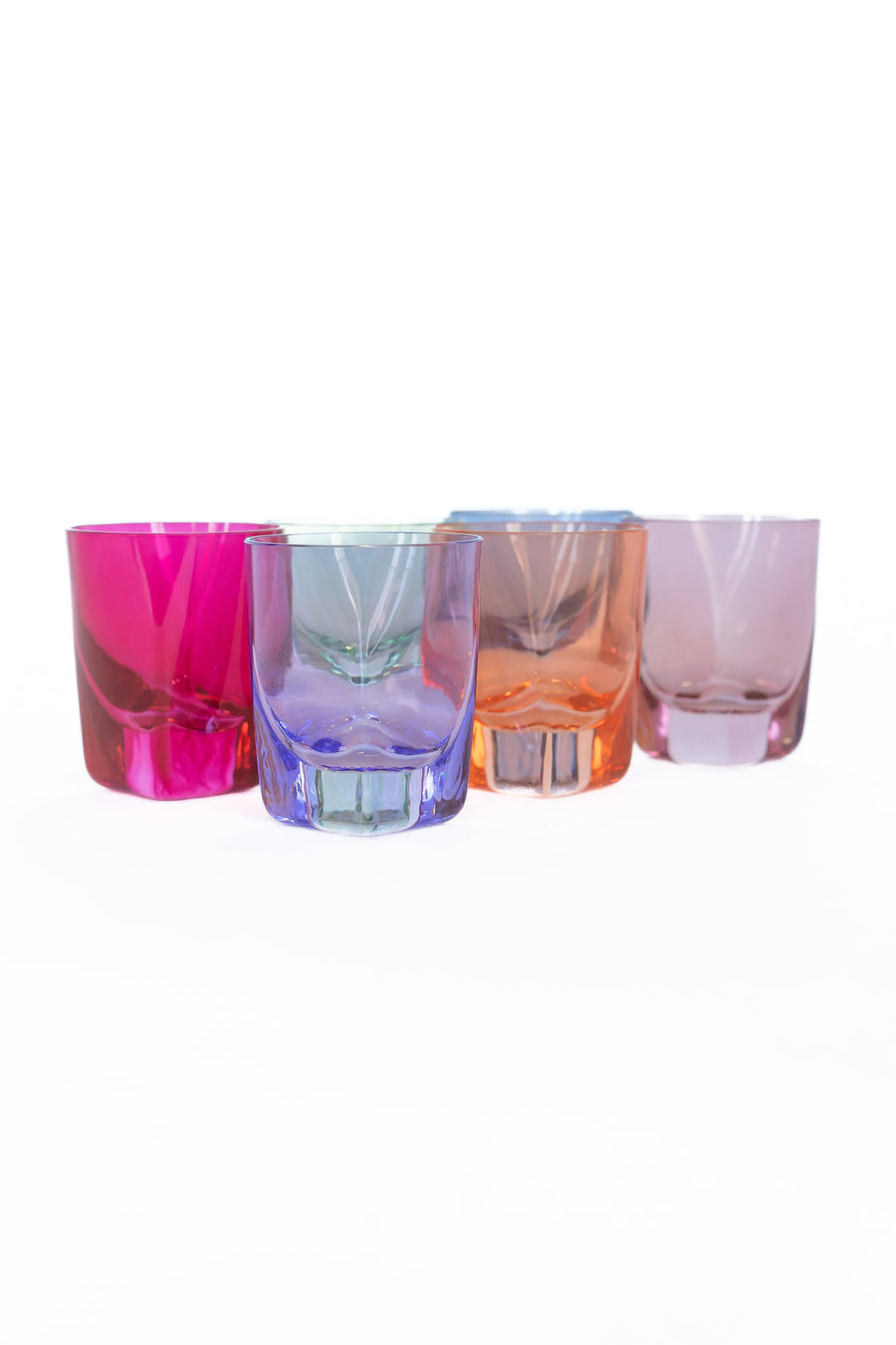 Colored Mixed Shot Glasses - Set of 6
