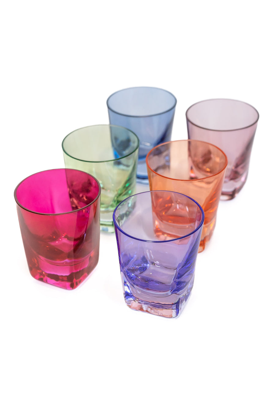 Colored Mixed Shot Glasses - Set of 6