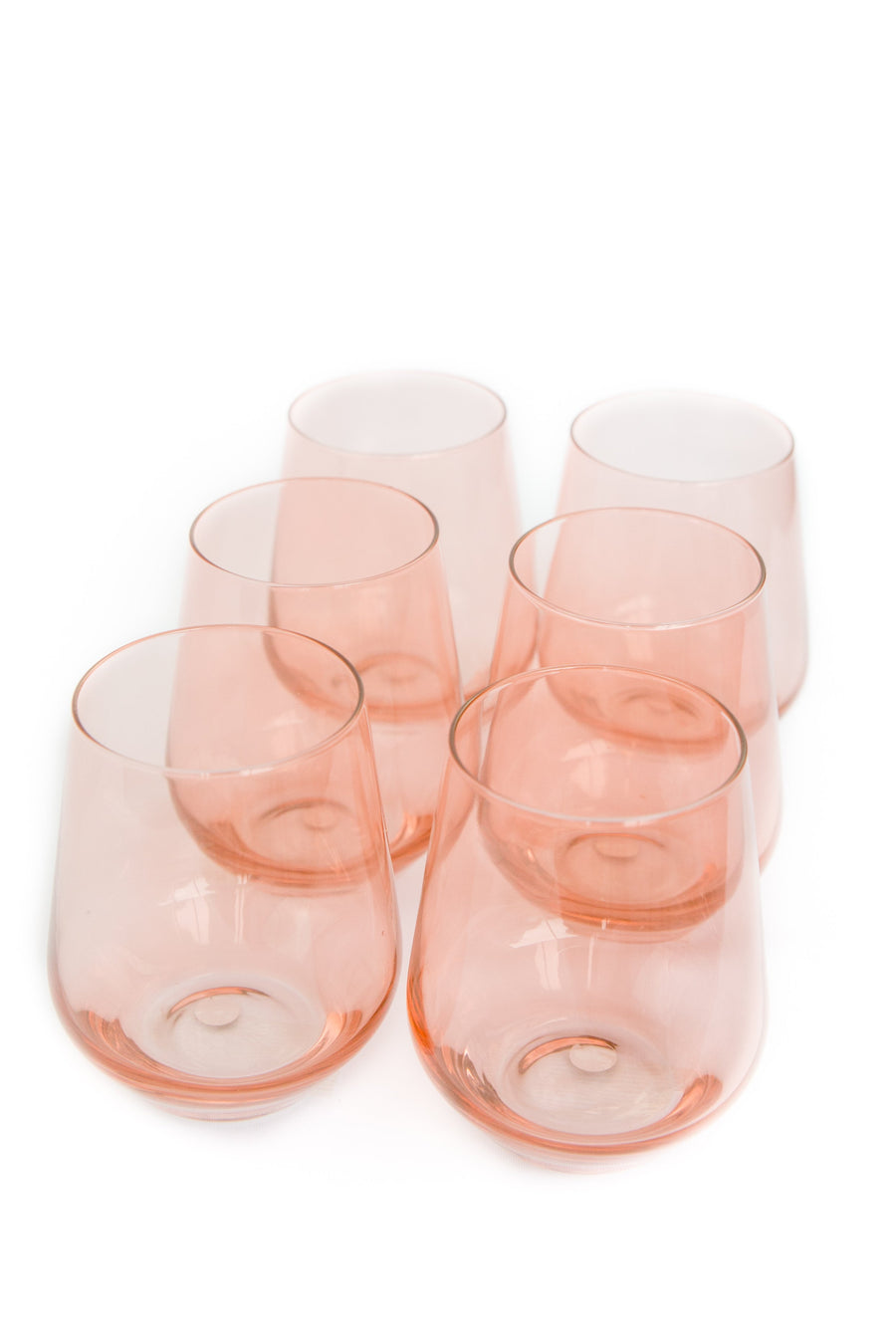 Stemless Wine Glasses - Set of 6